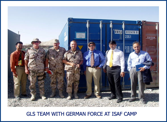 GLS TEAM WITH GERMAN FORCE AT ISAF CAMP